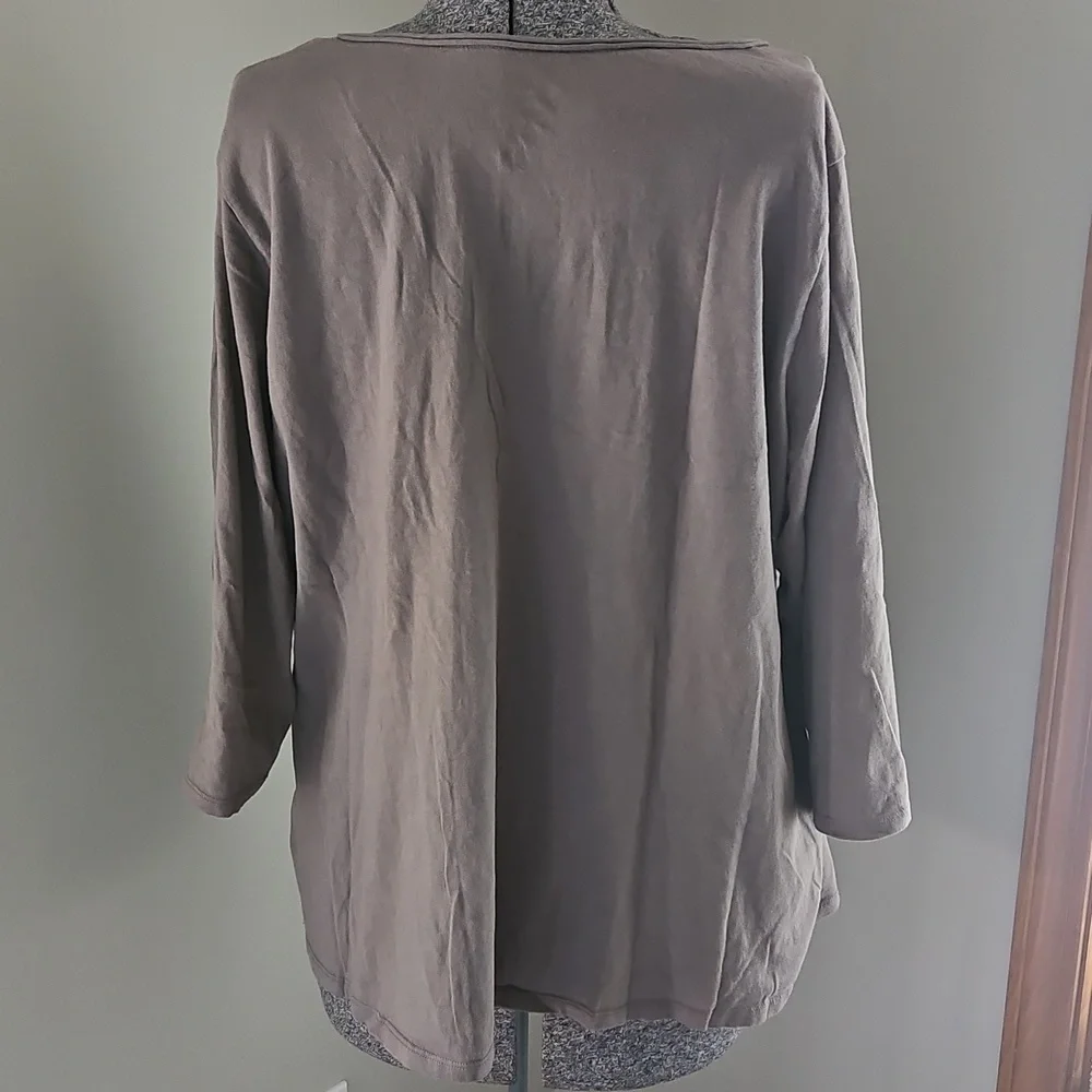 Lane Bryant distressed tee with bling - Picture 4 of 5